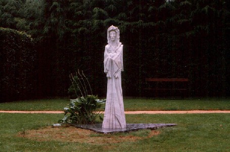 Notre Dame, Ceuppens-Uytersprot garden Hasselt Be - 1998, Marmor, 175cm