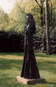 Hl Katharine, Ceuppens-Uytersprot garden Hasselt (Be) - 1996, Bronze, 172cm