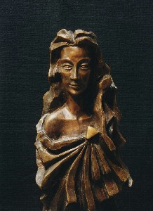 hl. Nina - Bronze, 1995, 92cm