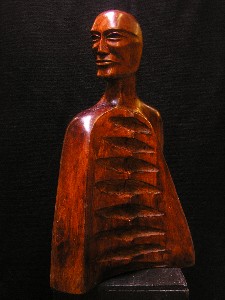 St. Benedict - 2010, lime, 80cm