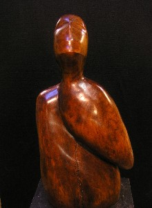 Embryon II - 2010, lime, 68cm