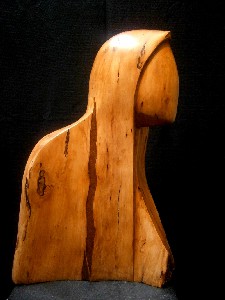 Prophet - fruit wood, 65cm, 2013