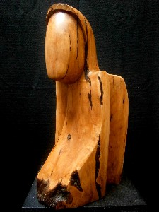 Prophet - fruit wood, 65cm, 2013